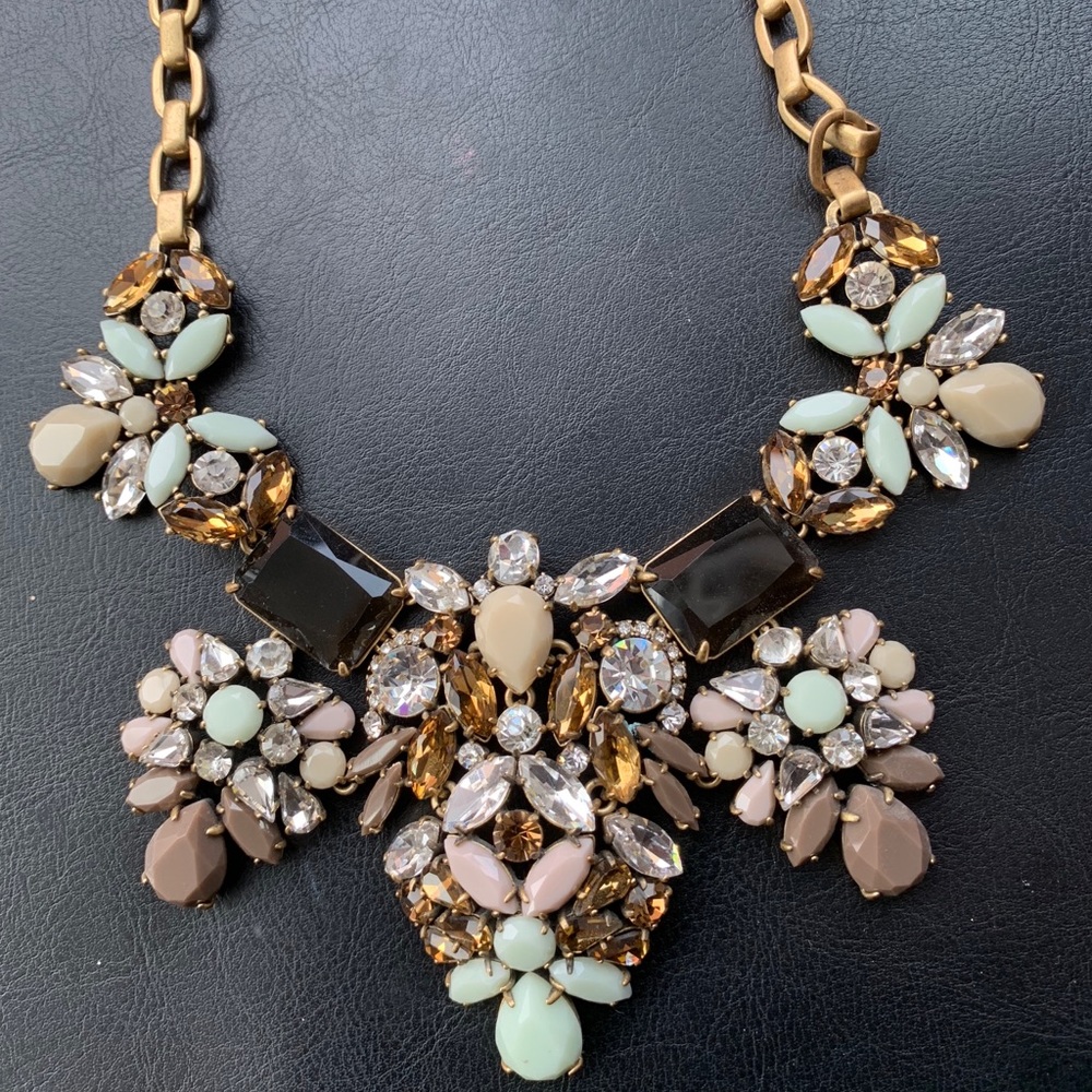 Brand New J Crew Gold Statement Necklace